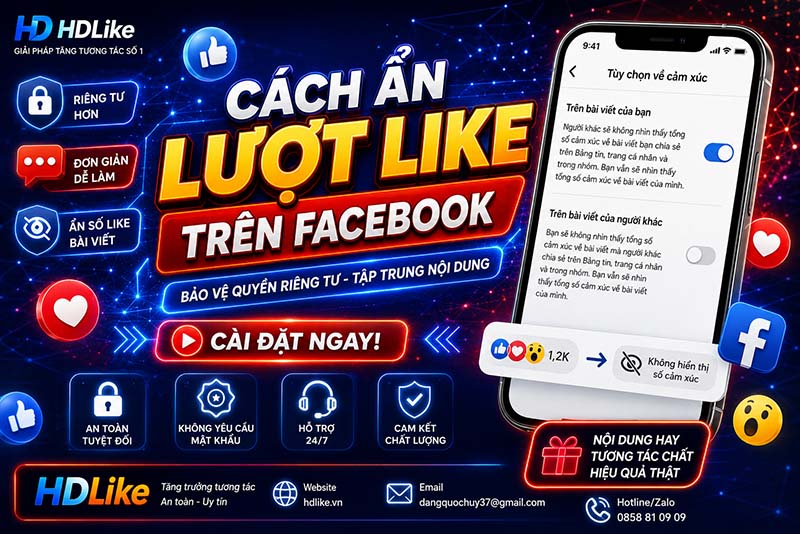🔥 Cách ẩn lượt like trên Facebook đơn giản, dễ làm trên điện thoại và máy tính
