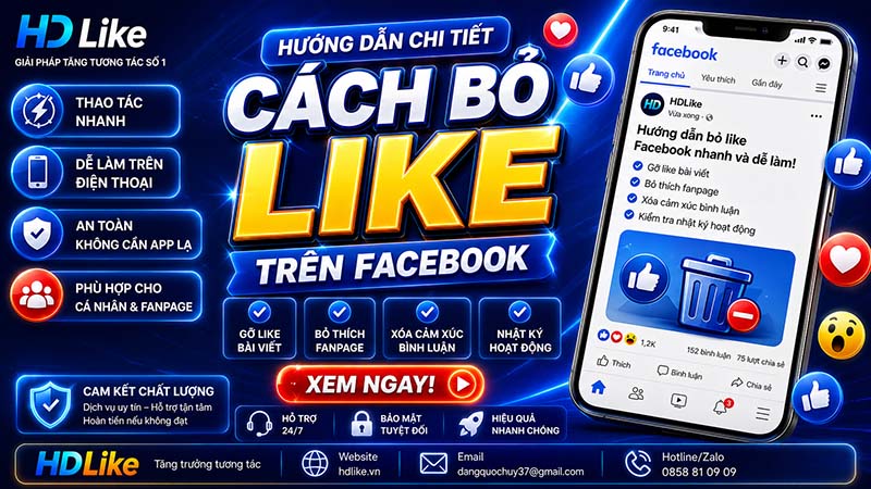 👍 Cách bỏ like trên Facebook nhanh, sạch và an toàn nhất
